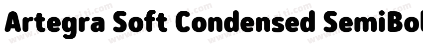 Artegra Soft Condensed SemiBold字体转换